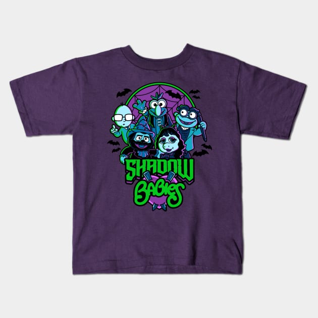 Shadow Babies Kids T-Shirt by harebrained